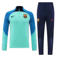 Barcelona Sweatshirt Kit 2022/23 - Green (Top+Pants) - goaljerseys