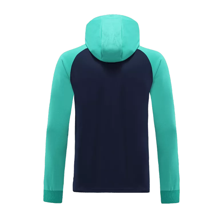 Barcelona Hoodie Sweatshirt Kit 2022/23 - Green&Navy (Top+Pants) - gojersey