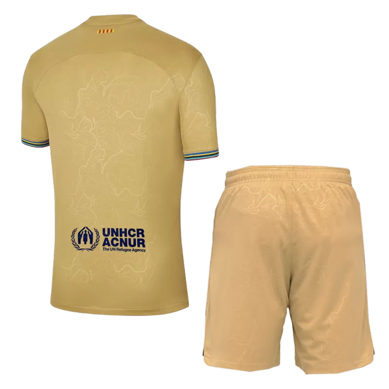 Barcelona Away Jersey Kit 2022/23 (Jersey+Shorts) - gojersey