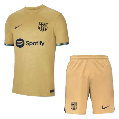 Barcelona Away Jersey Kit 2022/23 (Jersey+Shorts) - gojersey