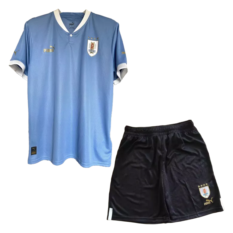 Uruguay Home Jersey Kit 2022 (Jersey+Shorts) - gojersey