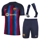 Barcelona Home Jersey Kit 2022/23 Kids(Jersey+Shorts+Socks) - goaljerseys