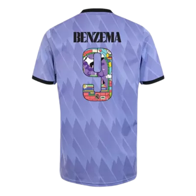 Real Madrid {[(BENZEMA #9)]} Away Jersey 2022/23 - gojersey
