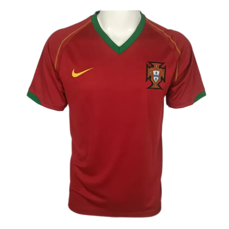 Portugal Home Jersey Retro 2006 - gojersey