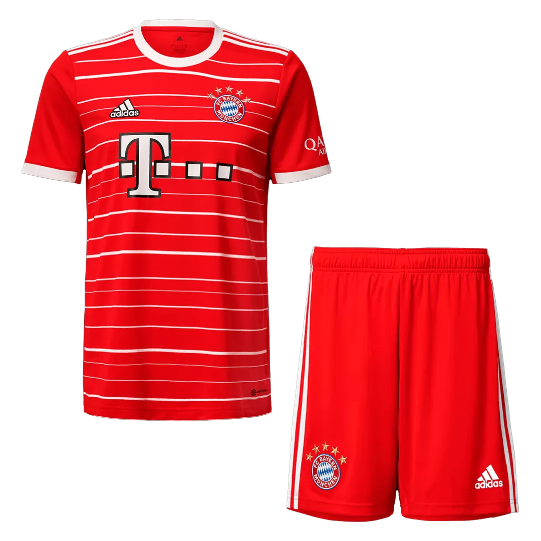 Bayern Munich Home Jersey Kit 2022/23 Kids(Jersey+Shorts)