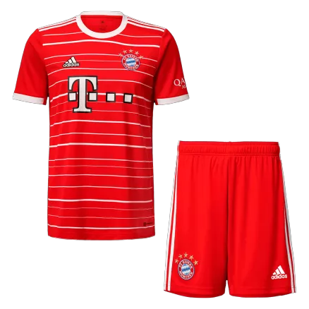 Bayern Munich Home Jersey Kit 2022/23 Kids(Jersey+Shorts) - gojerseys