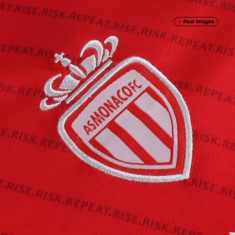 AS Monaco FC Home Jersey Kit 2022/23 Kids(Jersey+Shorts) - gojersey