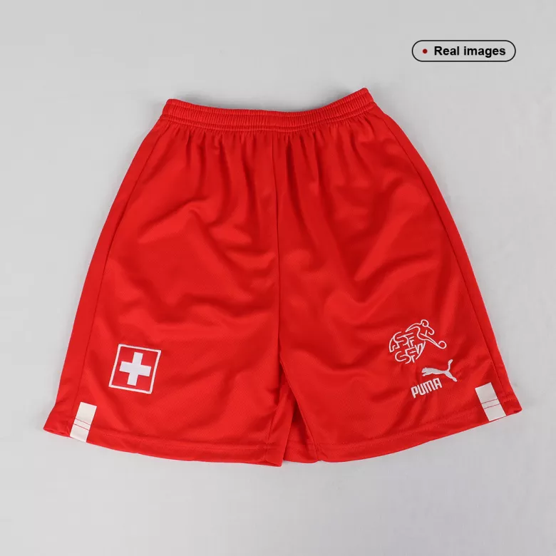 Switzerland Home Jersey Kit 2022 Kids(Jersey+Shorts) - gojersey