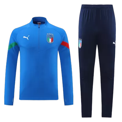 Italy Sweatshirt Kit 2022 - Blue (Top+Pants) - gojersey