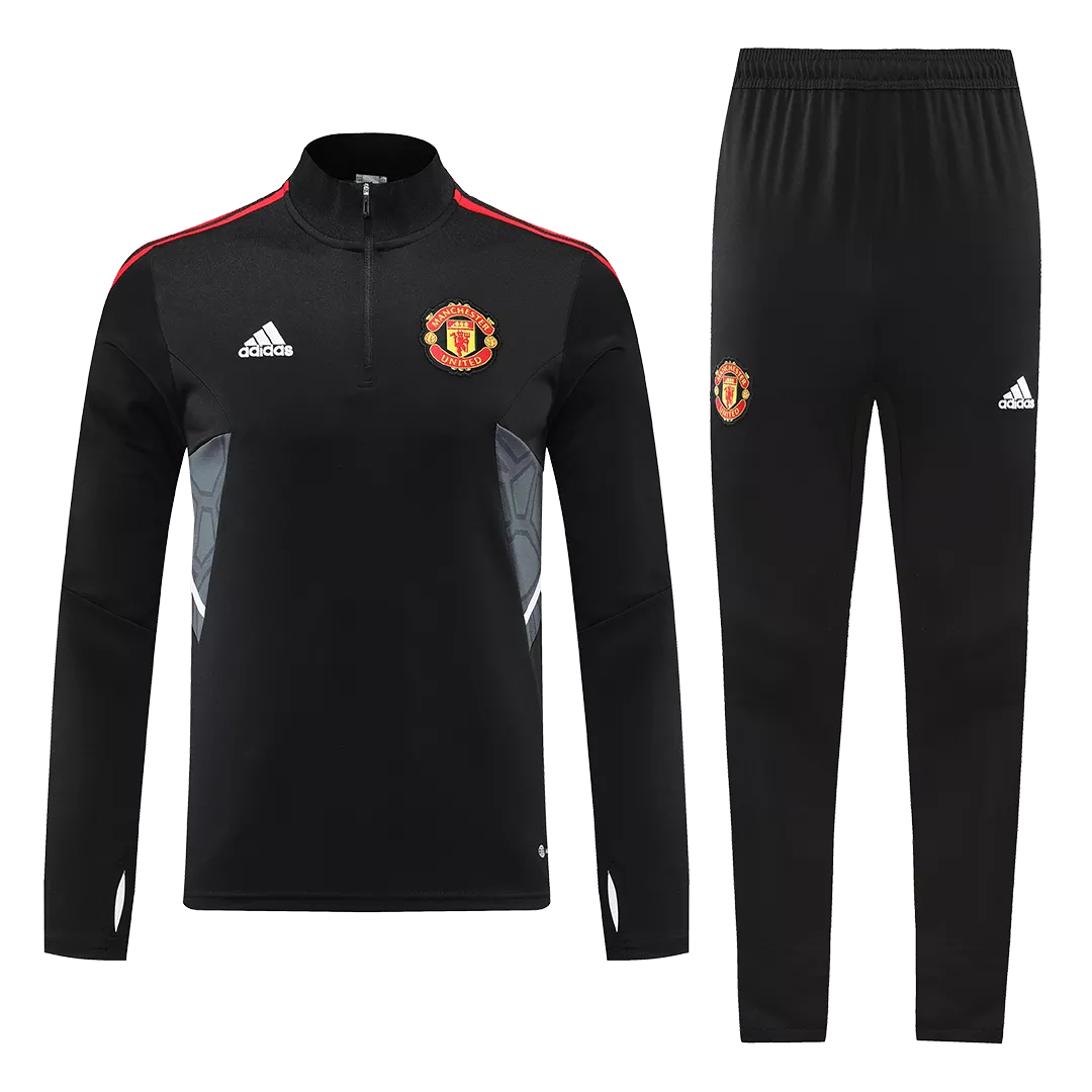 Manchester United Sweatshirt Kit 2022/23 - Black (Top+Pants)