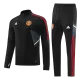 Manchester United Sweatshirt Kit 2022/23 - Black (Top+Pants) - gojerseys