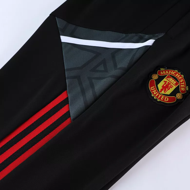 Manchester United Sweatshirt Kit 2022/23 - Black (Top+Pants) - gojerseys