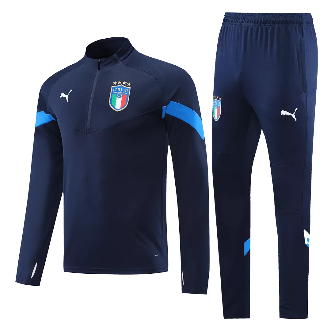 Italy Sweatshirt Kit 2022 - Navy (Top+Pants) - goaljerseys