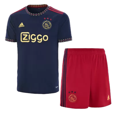 Ajax Away Jersey Kit 2022/23 (Jersey+Shorts) - gojersey
