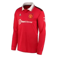 Manchester United Home Jersey 2022/23 - Long Sleeve - goaljerseys