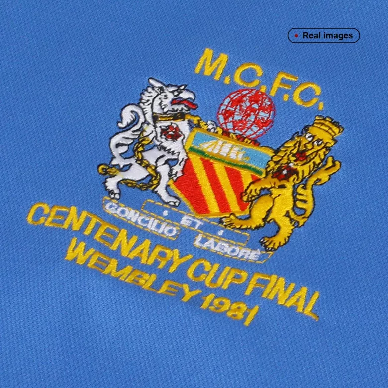 Manchester City Home Jersey Retro 1981/82 - gojersey