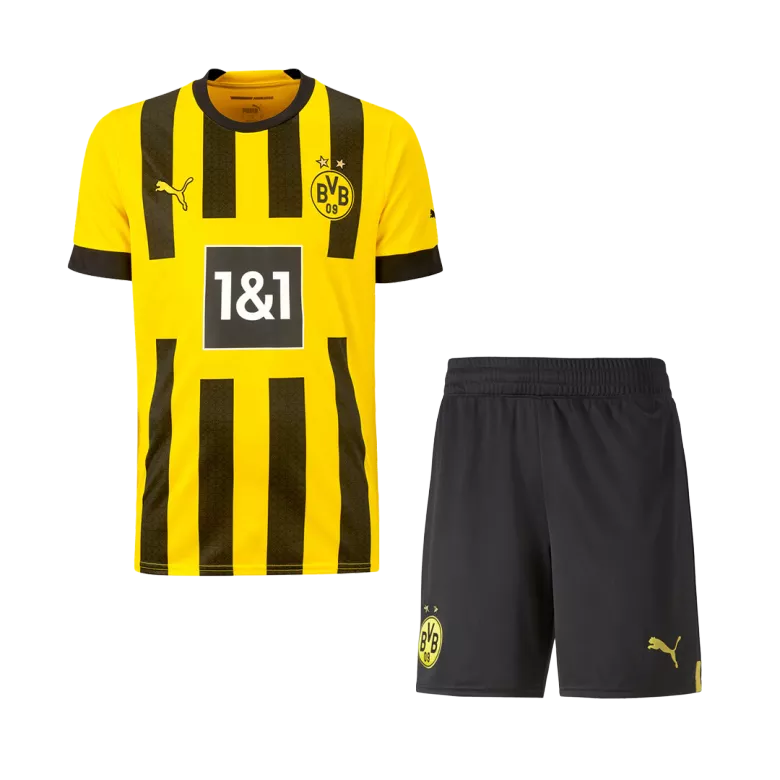 Borussia Dortmund Home Jersey Kit 2022/23 Kids(Jersey+Shorts) - gojersey