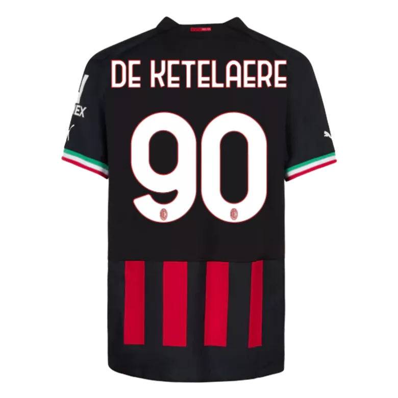 AC Milan DE KETELAERE #90 Home Jersey 2022/23 - gojersey