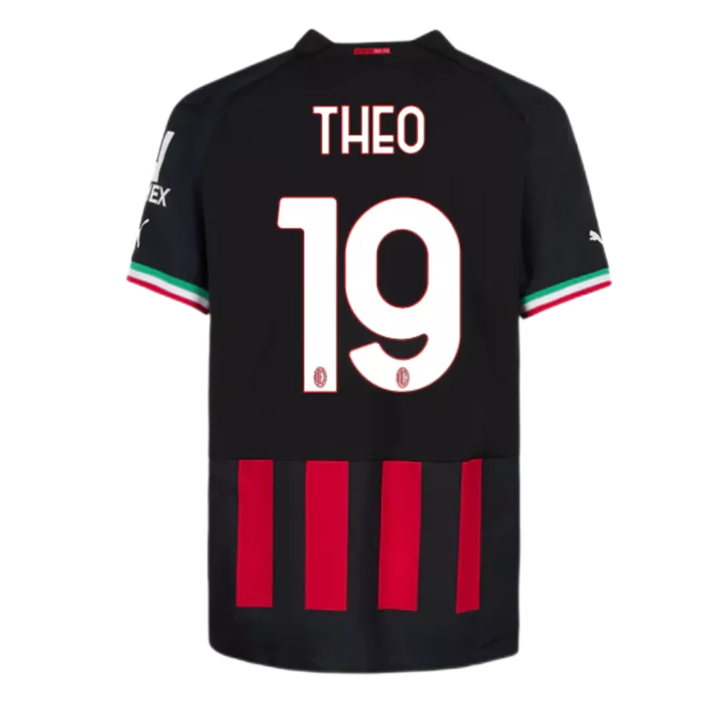 AC Milan THEO #19 Home Jersey 2022/23 - gojersey