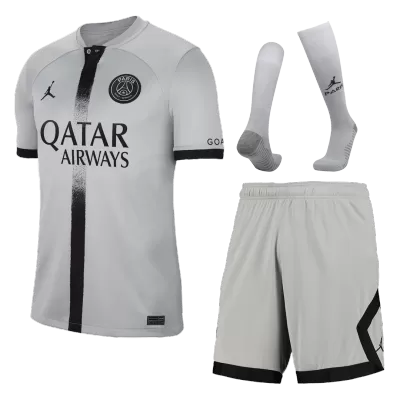 PSG Away Jersey Kit 2022/23 Kids(Jersey+Shorts+Socks) - gojersey