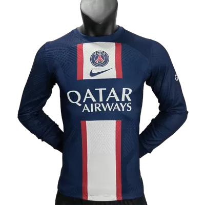Authentic PSG Long Sleeve Home Jersey 2022/23 - gojersey