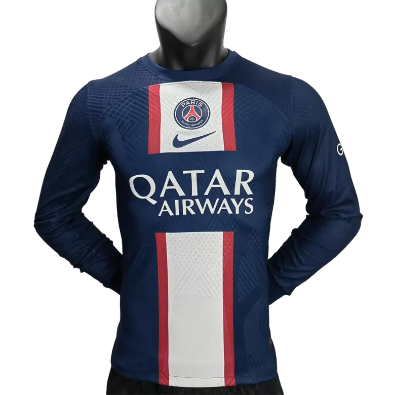 Authentic PSG Long Sleeve Home Jersey 2022/23 - gojersey