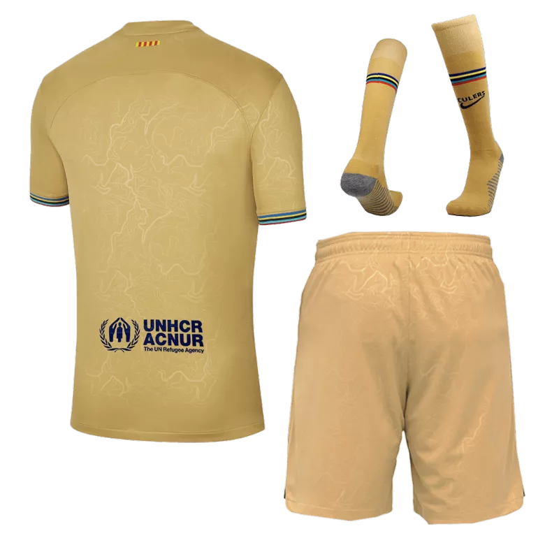 Barcelona Away Jersey Kit 2022/23 (Jersey+Shorts+Socks) - gojersey