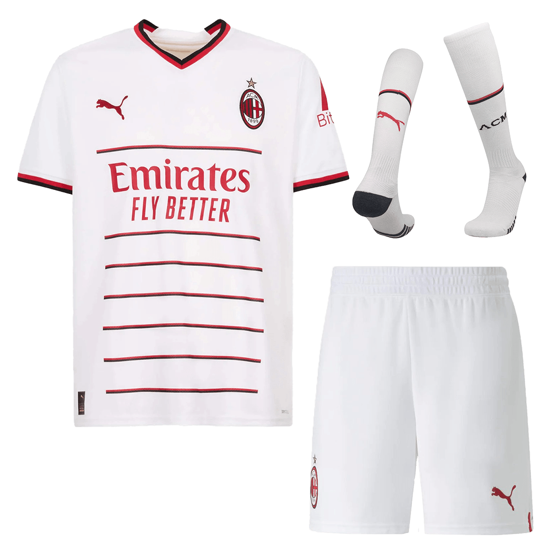 2022/23 Ac Milan Soccer Away THEO 19 White Replica Jersey