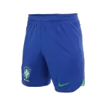 Brazil Home Soccer Shorts 2022 - goaljerseys