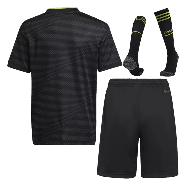 Real Madrid Third Away Jersey Kit 2022/23 Kids(Jersey+Shorts+Socks) - gojersey