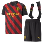Manchester City Away Jersey Kit 2022/23 Kids(Jersey+Shorts+Socks) - goaljerseys