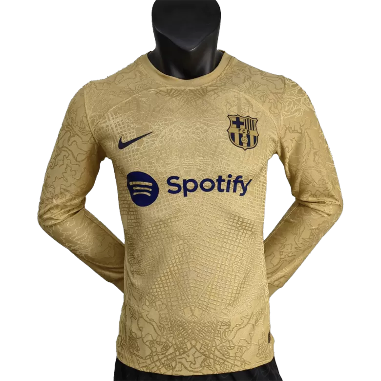 Barcelona Away Jersey 2022/23 - Long Sleeve - gojersey