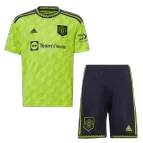 Manchester United Third Away Jersey Kit 2022/23 Kids(Jersey+Shorts) - goaljerseys