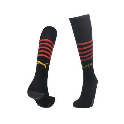 Manchester City Away Soccer Socks 2022/23 - Kid - gojersey