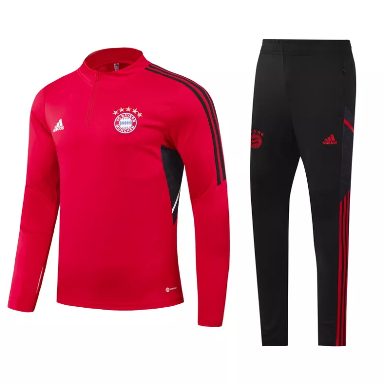 Bayern Munich Sweatshirt Kit 2022/23 - Red (Top+Pants) - gojersey