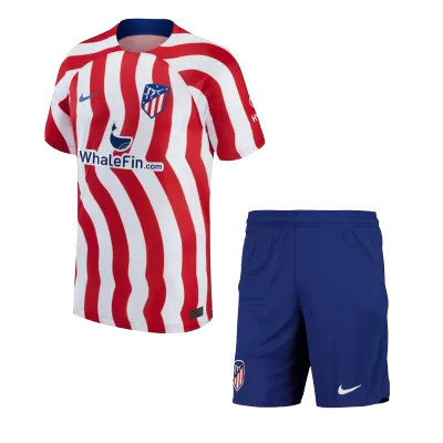 Atletico Madrid Home Jersey Kit 2022/23 (Jersey+Shorts) - gojersey