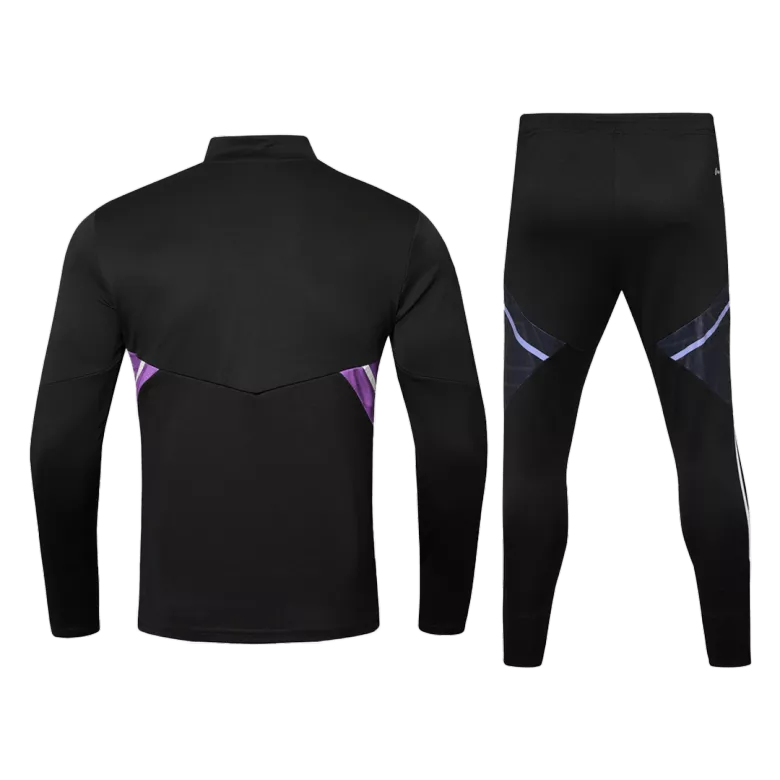 Real Madrid Sweatshirt Kit 2022/23 - Black (Top+Pants) - gojersey