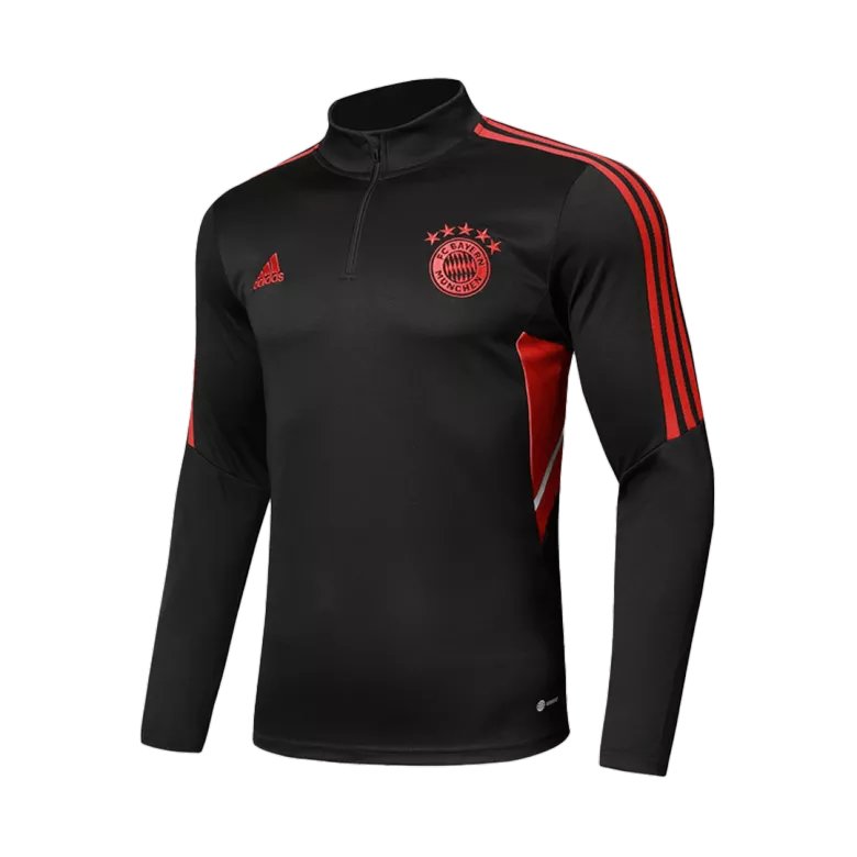 Bayern Munich Sweatshirt Kit 2022/23 - Kid Black (Top+Pants) - gojersey
