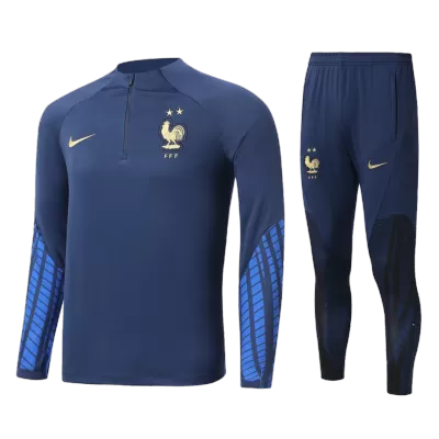 France Sweatshirt Kit 2022 - Kid Navy (Top+Pants) - gogoalshop