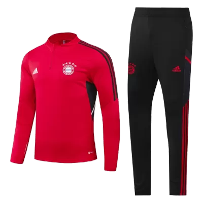 Bayern Munich Sweatshirt Kit 2022 - Kid Red (Top+Pants) - gojersey