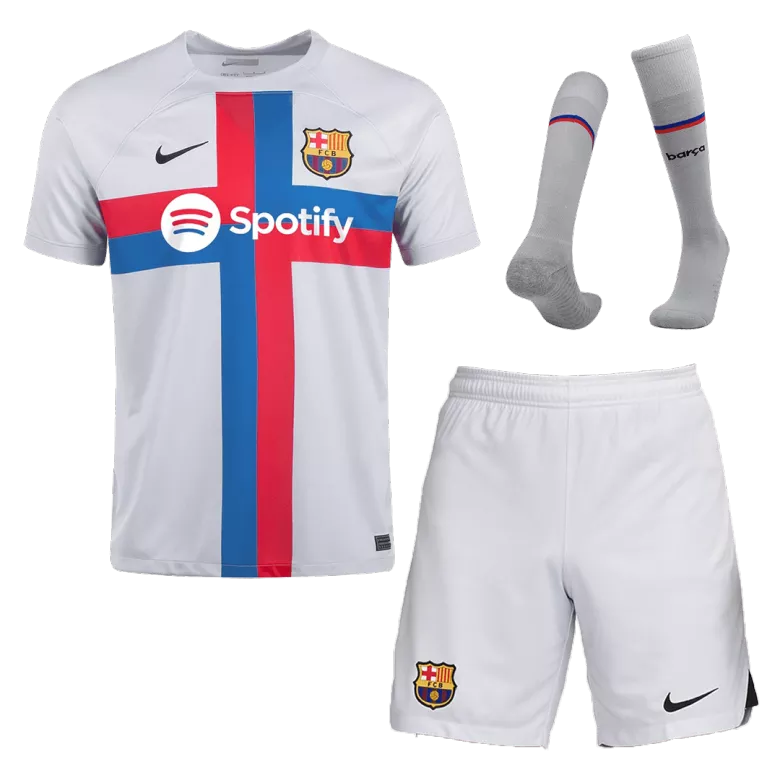 Barcelona Third Away Jersey Kit 2022/23 (Jersey+Shorts+Socks) - gojersey
