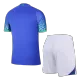 Brazil Away Jersey Kit 2022 (Jersey+Shorts) - gojerseys