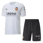 Valencia Home Jersey Kit 2022/23 Kids(Jersey+Shorts) - goaljerseys