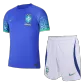Brazil Away Jersey Kit 2022 (Jersey+Shorts) - goaljerseys