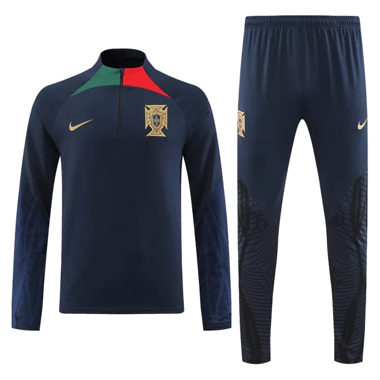 Portugal Sweatshirt Kit 2022 - Black (Top+Pants) - gojersey
