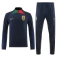 Portugal Sweatshirt Kit 2022 - Black (Top+Pants) - goaljerseys
