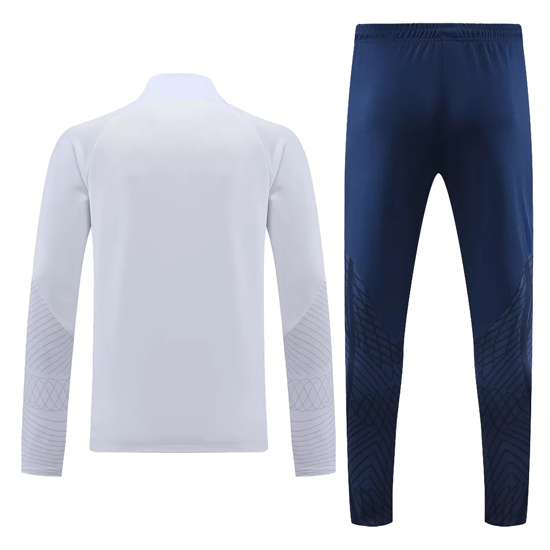 France Sweatshirt Kit 2022 - White (Top+Pants) - goaljerseys