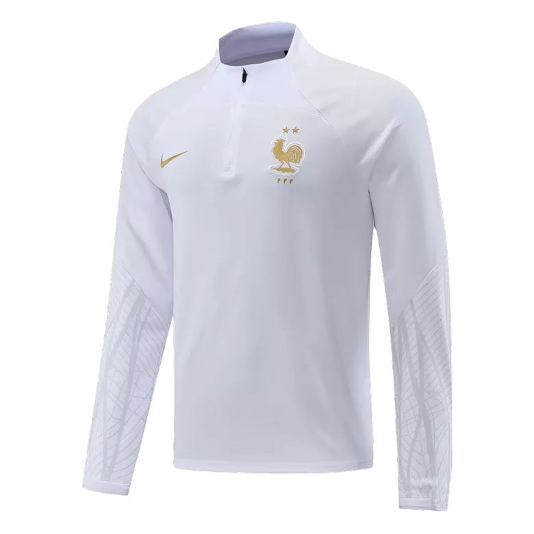 France Sweatshirt Kit 2022 - White (Top+Pants) - gojersey
