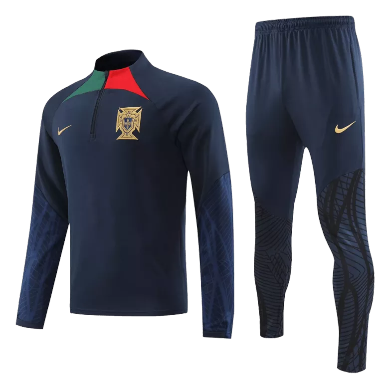 Portugal Sweatshirt Kit 2022 - Black (Top+Pants) - gojersey