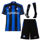 Inter Milan Home Jersey Kit 2022/23 Kids(Jersey+Shorts+Socks) - goaljerseys